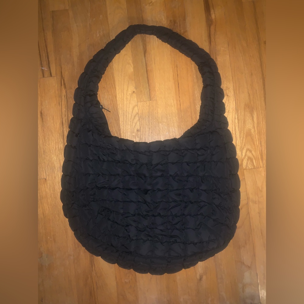 COS Black Quilted Crossbody Bag